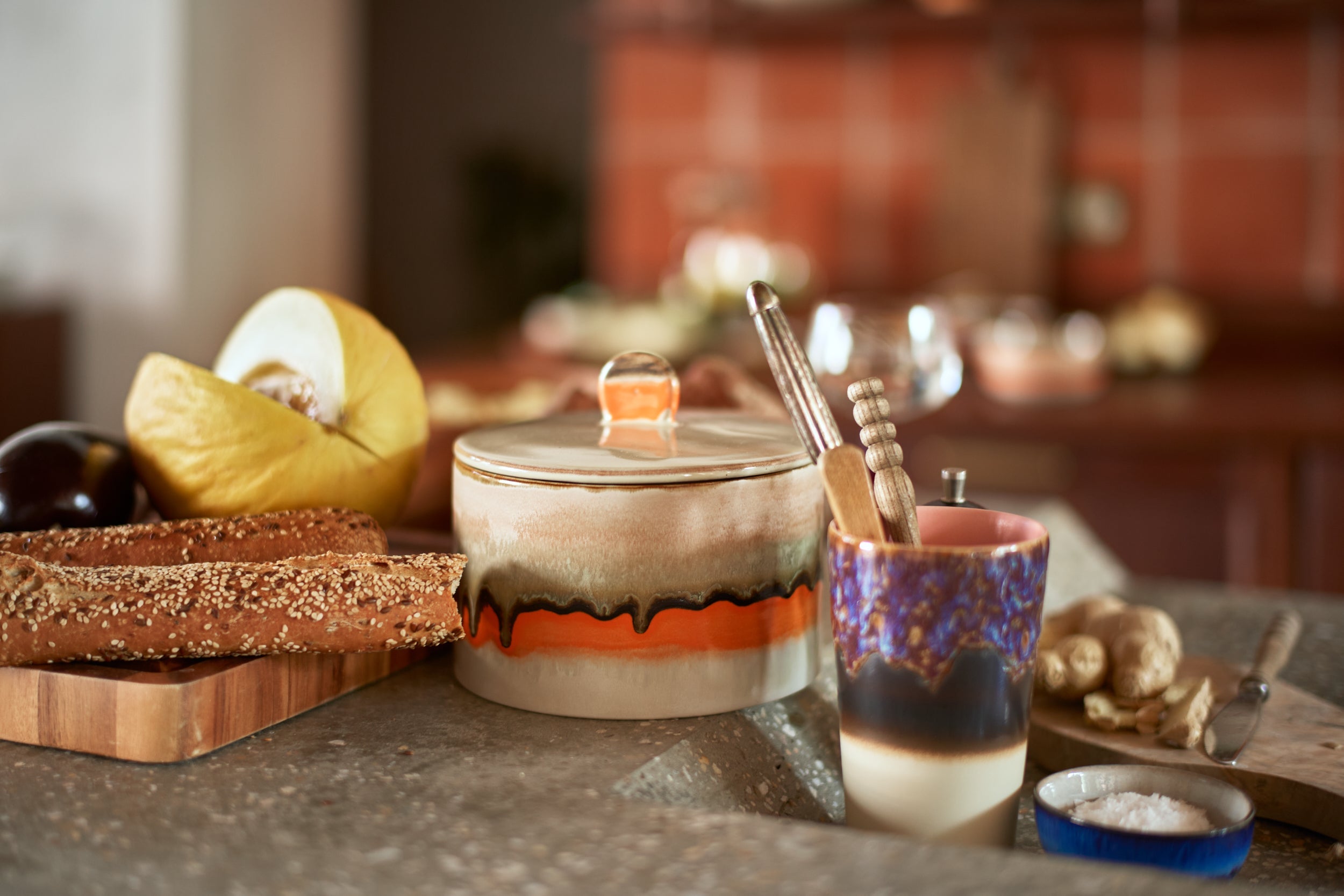 70s Ceramics & Cutlery: Accessories