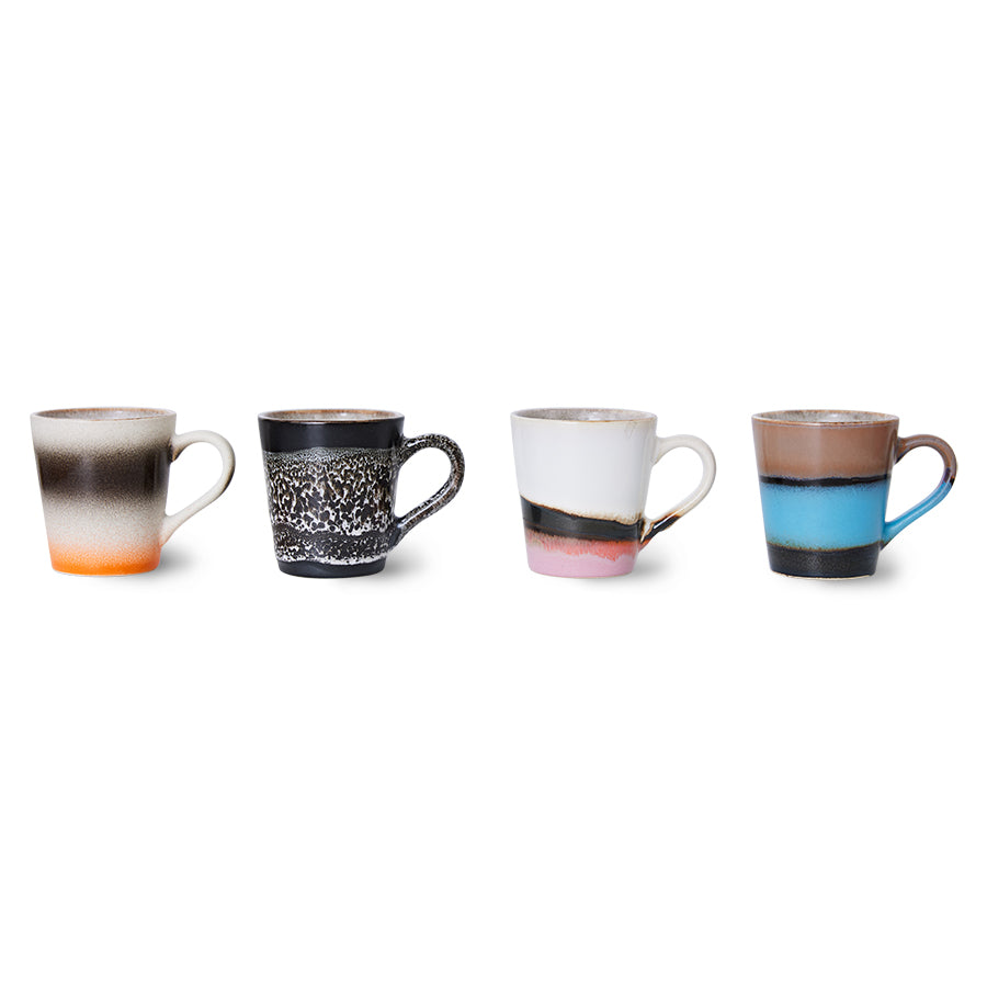 Espresso Tassen "Funky" (4er Sets)
