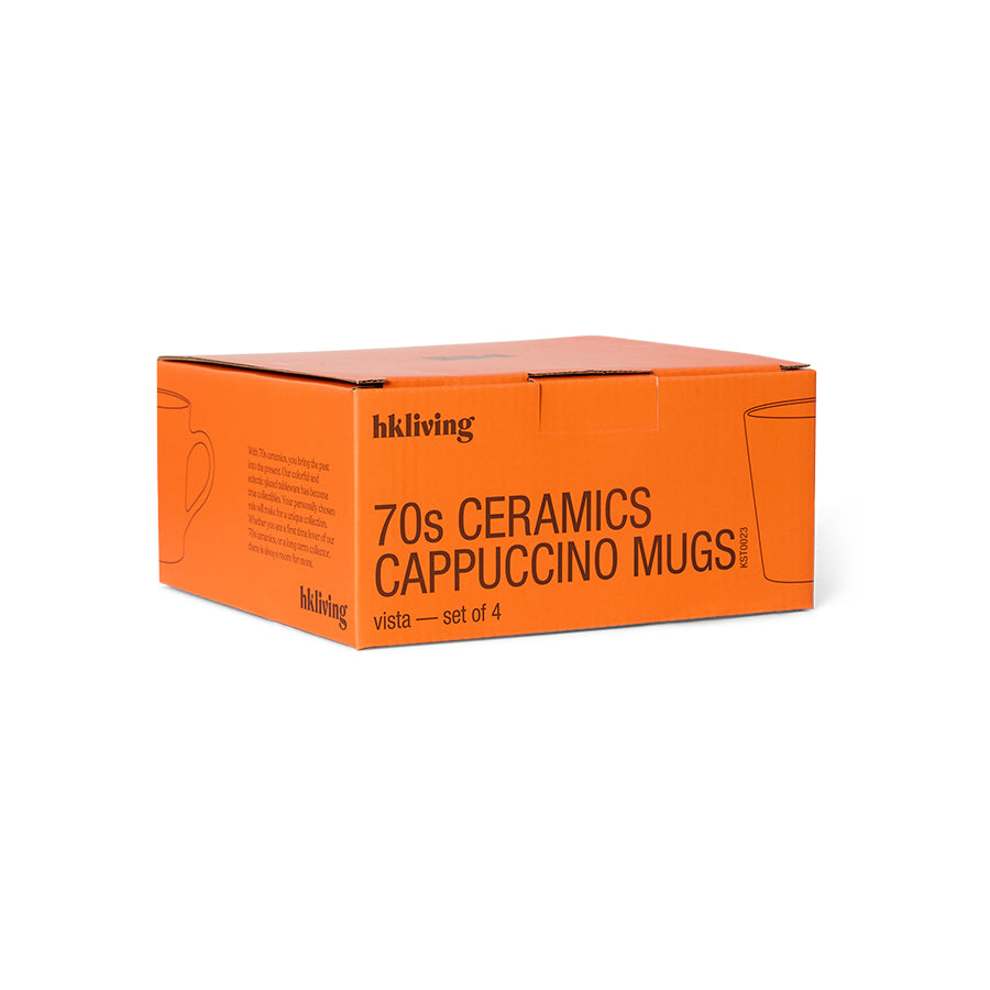Cappuccino Tassen "Vista" (4er Set)